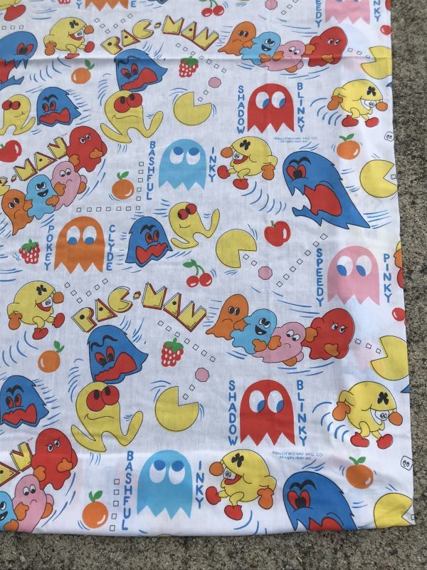 Pac-Man Fitted Sheet パックマン ビンテージ ボックスシーツ
