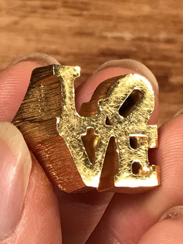 Robert Indiana “Love” Gold Ring ラブ ビンテージ リング ロバート 