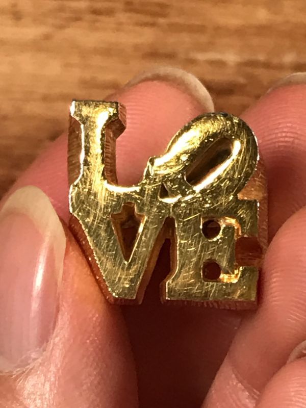 Robert Indiana “Love” Gold Ring ラブ ビンテージ リング ロバート 