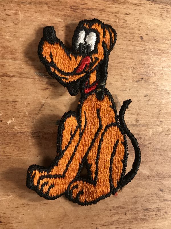 Disney Pluto Patch プルート ビンテージ ワッペン ディズニー 70年代 Stimpy Vintage Collectible Toys スティンピー ビンテージ コレクタブル トイズ
