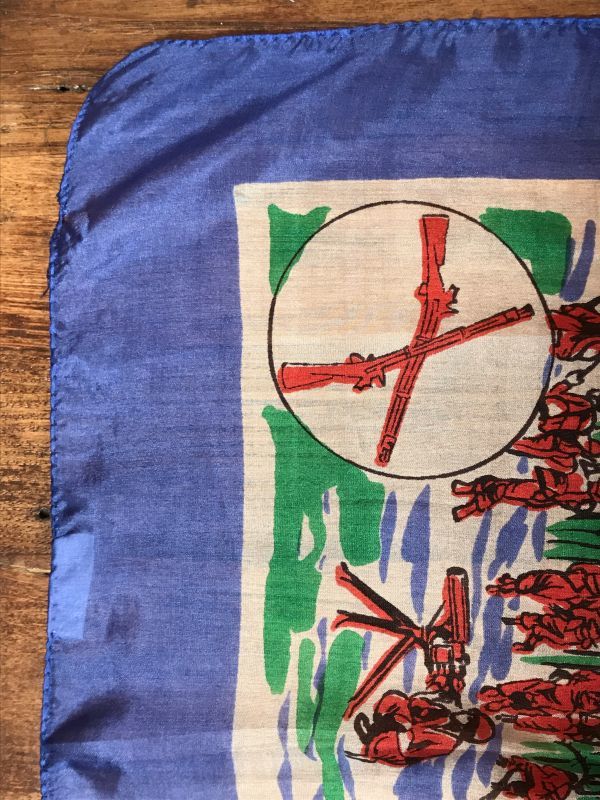 US Army Fort Meade Silk Scarf USアーミー ビンテージ スカーフ US Army Fort Meade Silk Scarf USアーミー ビンテージ スカーフ