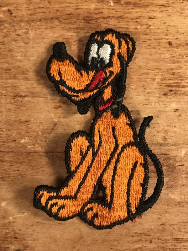 Disney Pluto Patch プルート ビンテージ ワッペン ディズニー 70年代 Stimpy Vintage Collectible Toys スティンピー ビンテージ コレクタブル トイズ