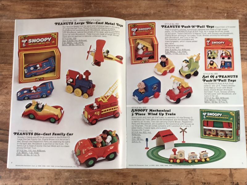 Aviva Toy Company Peanuts Snoopy Catalog アビバ社 ビンテージ