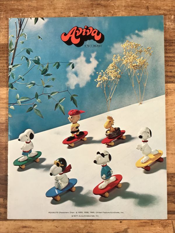 Aviva Toy Company Peanuts Snoopy Catalog アビバ社 ビンテージ