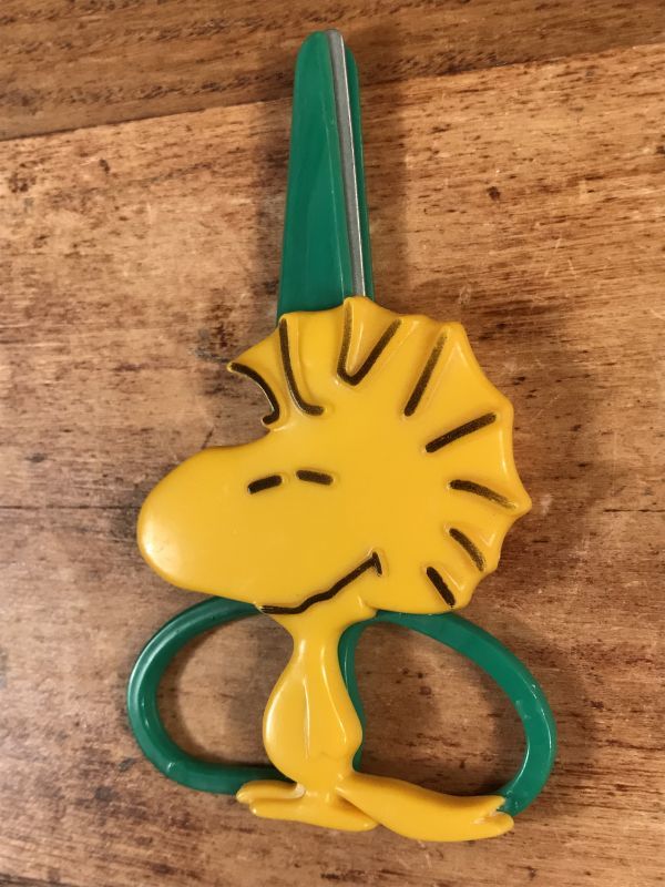 Snoopy Woodstock Plastic Scissors ウッドストック ビンテージ はさみ スヌーピー 70 80年代 Stimpy Vintage Collectible Toys スティンピー ビンテージ コレクタブル トイズ