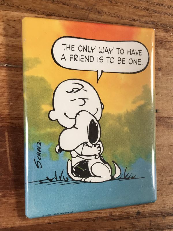 Hallmark Peanuts Snoopy Charlie Brown Wall Magnet スヌーピー ビンテージ マグネット チャーリーブラウン 70 80年代 Stimpy Vintage Collectible Toys スティンピー ビンテージ コレクタブル トイズ