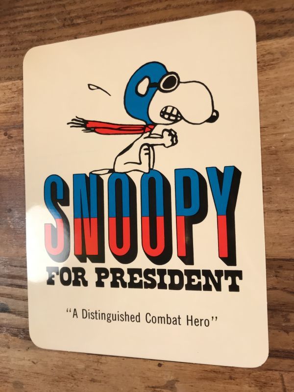 Hallmark Peanuts Snoopy “For President” Postcard スヌーピー 