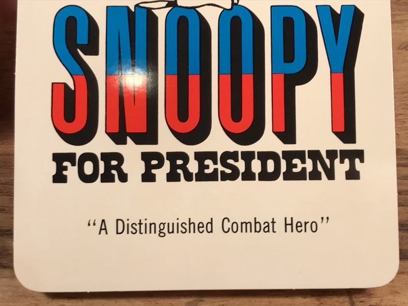 Hallmark Peanuts Snoopy “For President” Postcard スヌーピー
