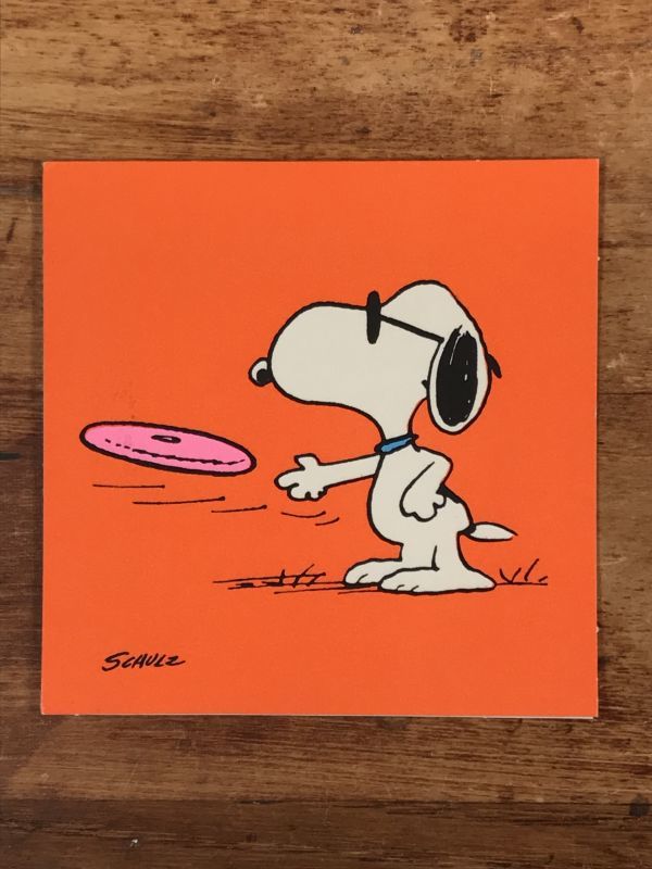 1980's ヴィンテージ えがたい HALLMARK スヌーピー フォト 1980's ヴィンテージ えがたい HALLMARK スヌーピー フォト
