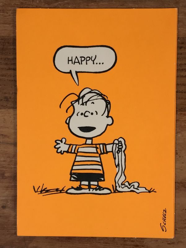 Hallmark Peanuts Linus “Happy...” Greeting Card ライナス