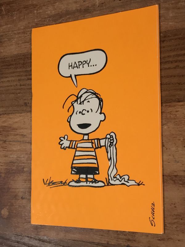 Hallmark Peanuts Linus “Happy” Greeting Card ライナス 