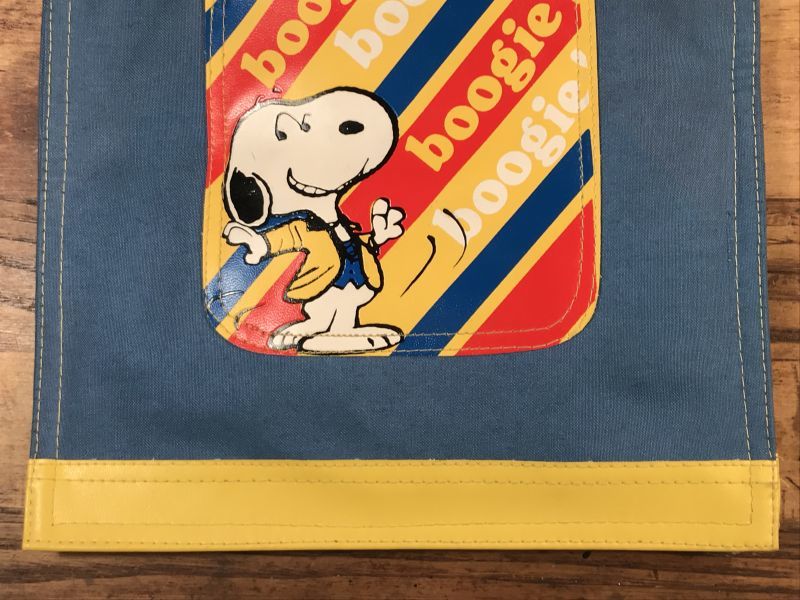 Peanuts Snoopy Boogie Tote Bag スヌーピー ビンテージ トートバッグ 70年代 Stimpy Vintage Collectible Toys スティンピー ビンテージ コレクタブル トイズ
