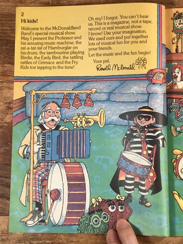 McDonaldland Fun Times “Sounds Like Fun!” Magazine