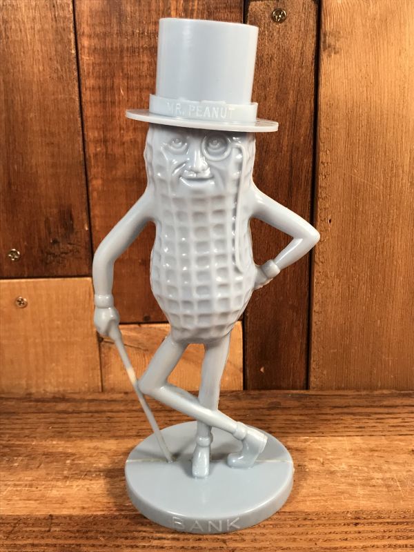 Planters Mr.Peanuts Plastic Coin Bank Figure ミスターピーナッツ