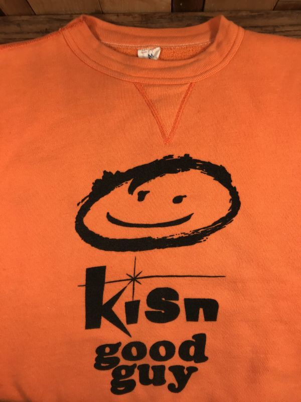 Smile Face “Kisn Good Guy” Single V Sweatshirt スマイル ビンテージ