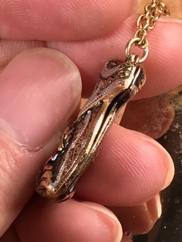 Matador Charm Art Deco Gold Shoe Horn アールデコ ビンテージ