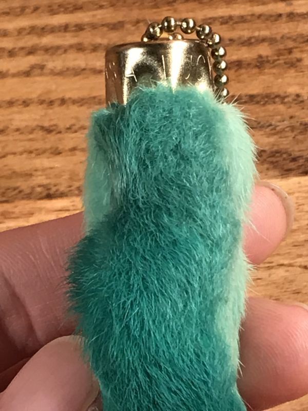 Rabbit Foot Lucky Charm Keychain ラビットラッキーチャーム