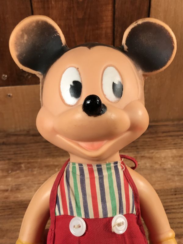 The Sun Rubber Disney Mickey Mouse Squeeze Doll ミッキーマウス 
