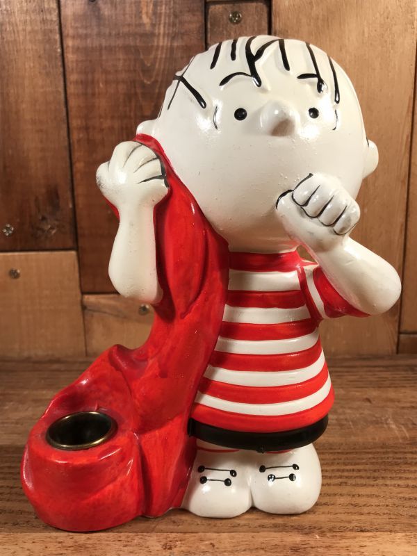 Hallmark Peanuts Linus Candle Holder ライナス ビンテージ