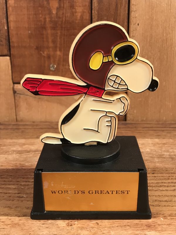 Aviva Peanuts Flying Ace Snoopy “World's Greatest” Trophy