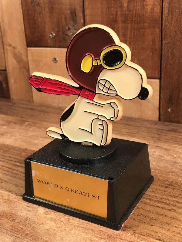 Aviva Peanuts Flying Ace Snoopy “World's Greatest” Trophy 