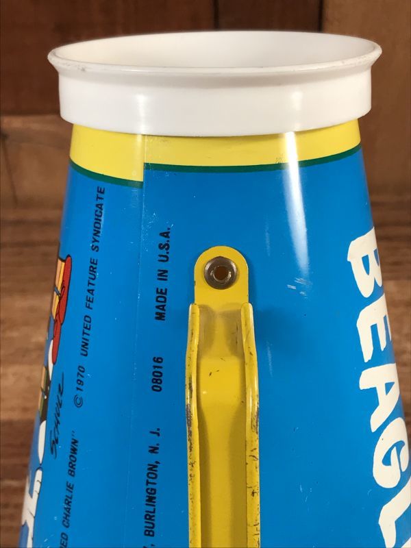 Chein Peanuts Snoopy Tin Megaphone スヌーピー ビンテージ メガホン 70年代 Animation Character アニメーション系キャラクター Snoopy Peanuts スヌーピー ピーナッツ 系 Stimpy Vintage Collectible Toys スティンピー ビンテージ コレクタブル トイズ