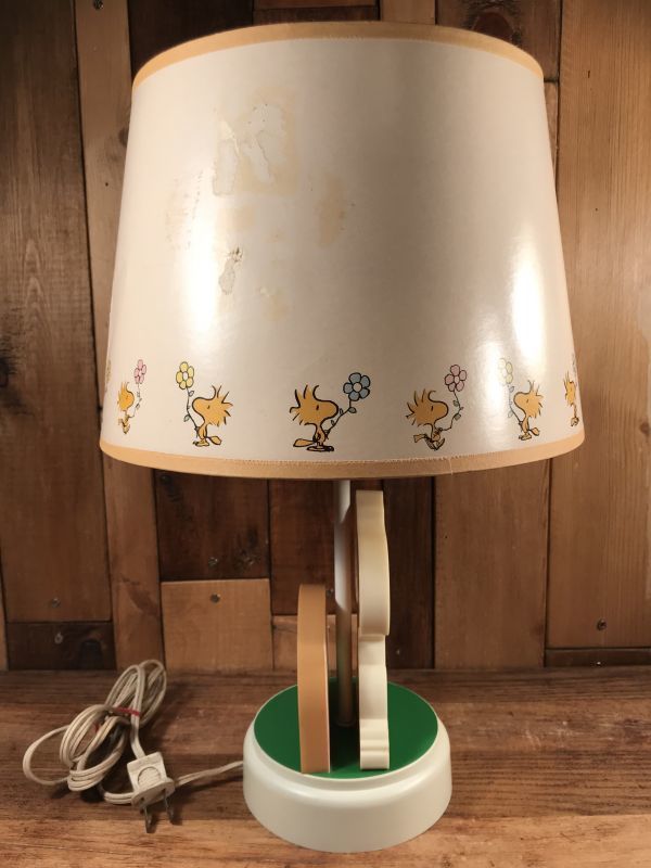 Peanuts Snoopy & Woodstock Rainbow Plastic Lamp スヌーピー＆ウッド ...