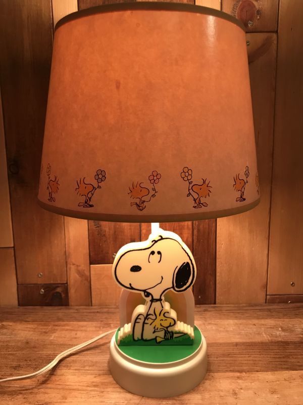 Peanuts Snoopy & Woodstock Rainbow Plastic Lamp スヌーピー＆ウッド ...