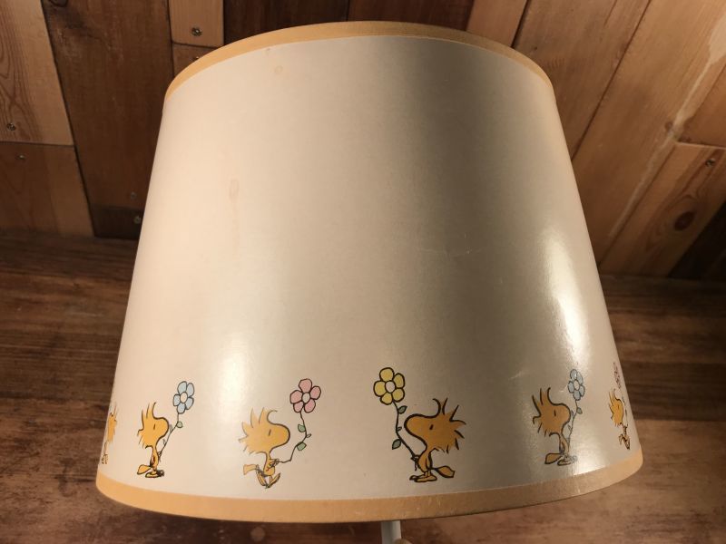 Peanuts Snoopy & Woodstock Rainbow Plastic Lamp スヌーピー＆ウッド