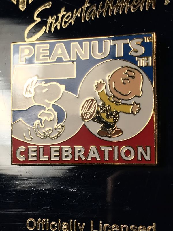Win Craft Peanuts Snoopy 50th Celebration Pins スヌーピー ビンテージ ピンバッジ チャーリーブラウン 90年代 Animation Character アニメーション系キャラクター Snoopy Peanuts スヌーピー ピーナッツ 系 Stimpy Vintage Collectible Toys スティンピー