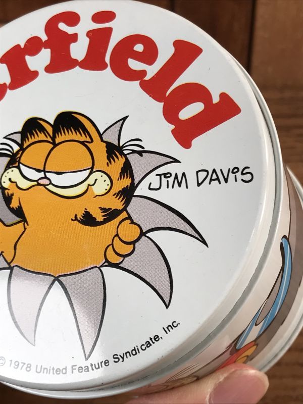 Cheinco Garfield Tin Can ガーフィールド ビンテージ 缶 MADE
