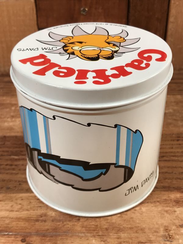 Cheinco Garfield Tin Can ガーフィールド ビンテージ 缶 MADE