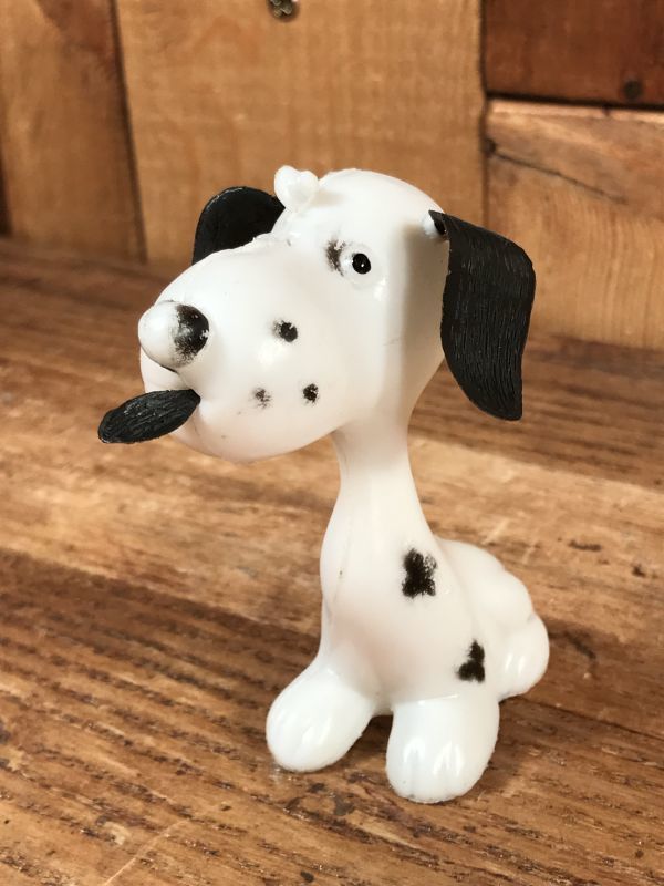 Hong Kong Snoopy Dog Plastic Figure スヌーピー ビンテージ プラスチックフィギュア 60 70年代 Animation Character アニメーション系キャラクター Snoopy Peanuts スヌーピー ピーナッツ 系 Stimpy Vintage Collectible Toys スティンピー ビンテージ