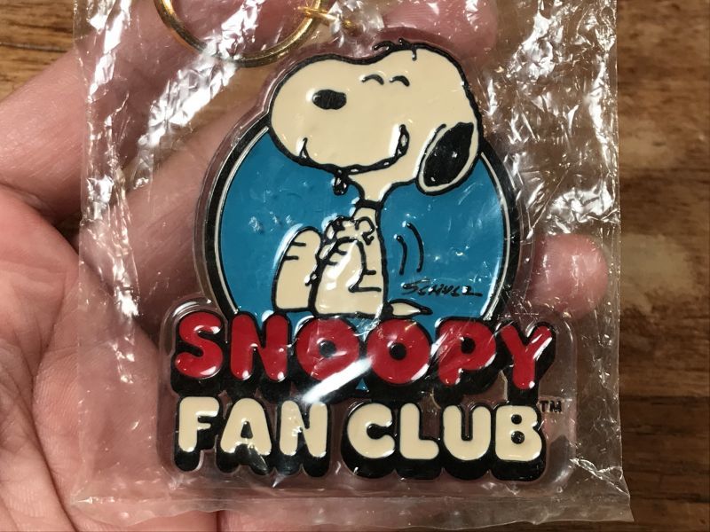 Quantasia Peanuts Snoopy Fan Club Keychain スヌーピー ビンテージ キーホルダー 80年代 Animation Character アニメーション系キャラクター Snoopy Peanuts スヌーピー ピーナッツ 系 Stimpy Vintage Collectible Toys スティンピー ビンテージ コレクタブル