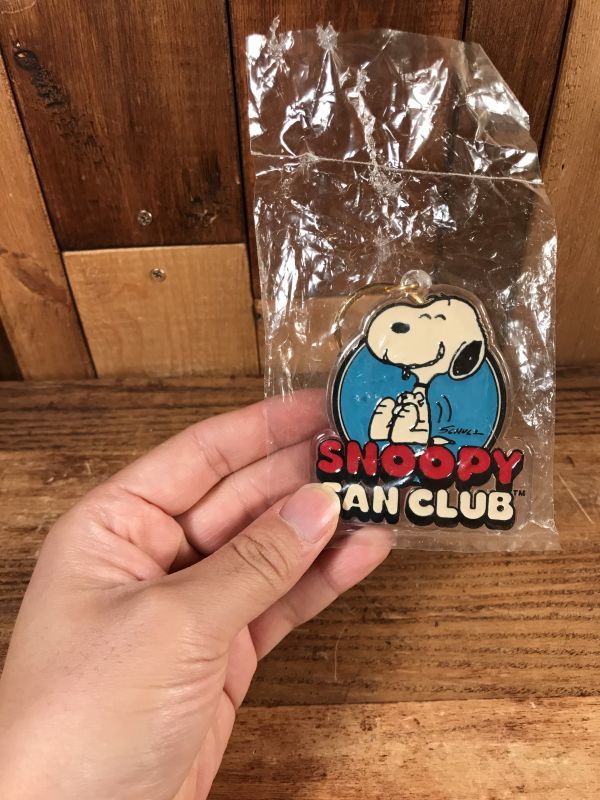 Quantasia Peanuts Snoopy Fan Club Keychain スヌーピー ビンテージ キーホルダー 80年代 Animation Character アニメーション系キャラクター Snoopy Peanuts スヌーピー ピーナッツ 系 Stimpy Vintage Collectible Toys スティンピー ビンテージ コレクタブル
