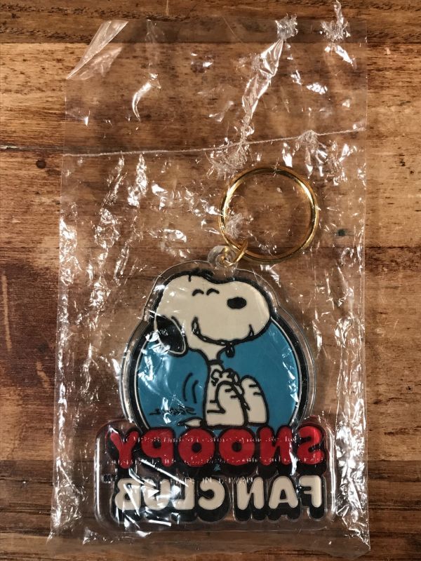 Quantasia Peanuts Snoopy Fan Club Keychain スヌーピー ビンテージ キーホルダー 80年代 Animation Character アニメーション系キャラクター Snoopy Peanuts スヌーピー ピーナッツ 系 Stimpy Vintage Collectible Toys スティンピー ビンテージ コレクタブル