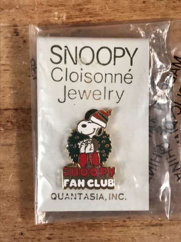 Quantasia Peanuts Snoopy Snoopy Fan Club Pinback スヌーピー ビンテージ ピンバッジ 80年代 Animation Character アニメーション系キャラクター Snoopy Peanuts スヌーピー ピーナッツ 系 Stimpy Vintage Collectible Toys スティンピー ビンテージ