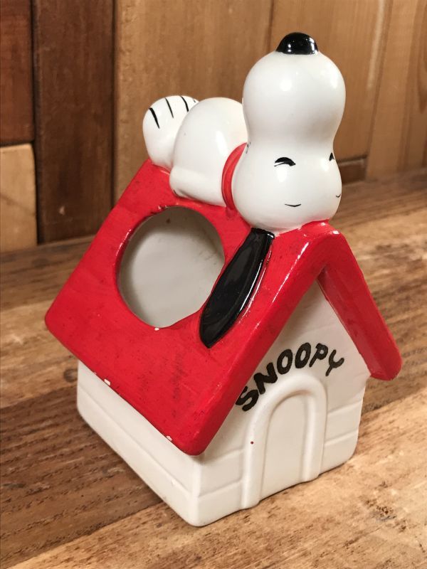 Peanuts Snoopy “Sleep On The Kennel” Ceramic Container スヌーピー 