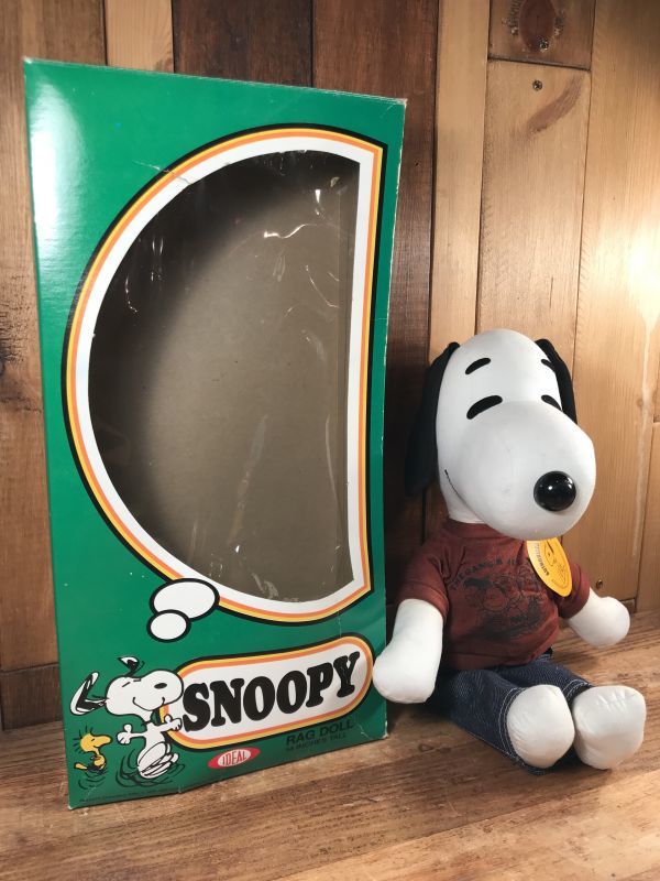 Ideal Peanuts Snoopy Rag Doll スヌーピー ビンテージ ラグドール 箱