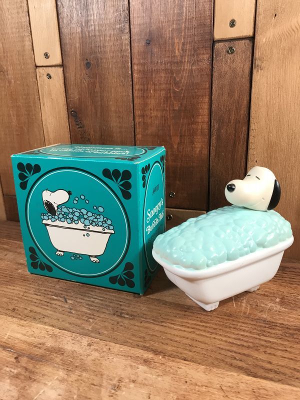 Avon Peanuts “Snoopy's Bubble Tub” Bubble Bath Bottle スヌーピー ビンテージ バブルバスボトル  バスタブ 70年代｜Animation Character(アニメーション系キャラクター)-Snoopy Peanuts(スヌーピー 、ピーナッツ)系｜STIMPY(Vintage Collectible Toys）スティンピー ...