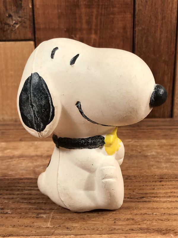 Peanuts Snoopy Woodstock Vinyl Squeeze Doll スヌーピー ビンテージ スクイーズドール ウッドストック 80年代 Animation Character アニメーション系キャラクター Snoopy Peanuts スヌーピー ピーナッツ 系 Stimpy Vintage Collectible Toys スティンピー