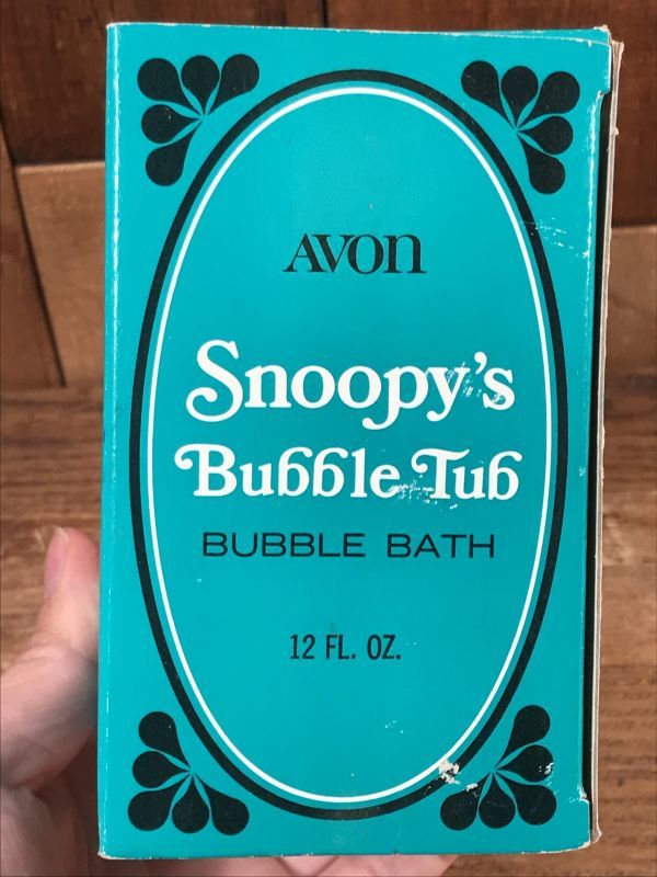 Avon Peanuts “Snoopy's Bubble Tub” Bubble Bath Bottle スヌーピー ビンテージ バブルバスボトル  バスタブ 70年代｜Animation Character(アニメーション系キャラクター)-Snoopy Peanuts(スヌーピー 、ピーナッツ)系｜STIMPY(Vintage Collectible Toys）スティンピー ...