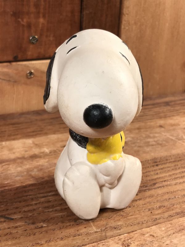Peanuts Snoopy Woodstock Vinyl Squeeze Doll スヌーピー ビンテージ スクイーズドール ウッドストック 80年代 Animation Character アニメーション系キャラクター Snoopy Peanuts スヌーピー ピーナッツ 系 Stimpy Vintage Collectible Toys スティンピー