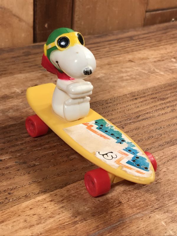 Aviva Peanuts Snoopy Flying Ace Skateboard Toy スヌーピー ビンテージ スケートボード フライングエース 80年代 Animation Character アニメーション系キャラクター Snoopy Peanuts スヌーピー ピーナッツ 系 Stimpy Vintage Collectible Toys スティンピー