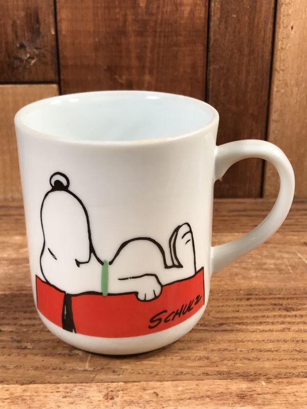 Another Determined Peanuts Snoopy I M Not Worth Ceramic Mug スヌーピー ビンテージ マグカップ 陶器 70 80年代 Animation Character アニメーション系キャラクター Snoopy Peanuts スヌーピー ピーナッツ 系 Stimpy Vintage Collectible Toys スティンピー