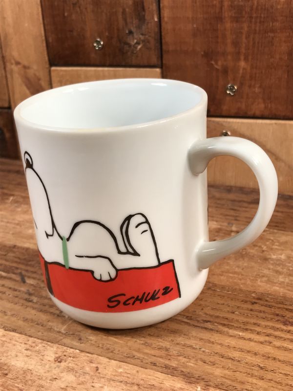 Another Determined Peanuts Snoopy I M Not Worth Ceramic Mug スヌーピー ビンテージ マグカップ 陶器 70 80年代 Animation Character アニメーション系キャラクター Snoopy Peanuts スヌーピー ピーナッツ 系 Stimpy Vintage Collectible Toys スティンピー