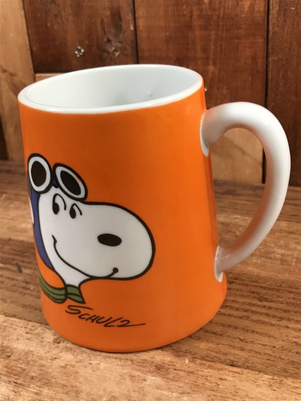 Peanuts Snoopy “Flying Ace” Ceramic Mug Music Box スヌーピー ...