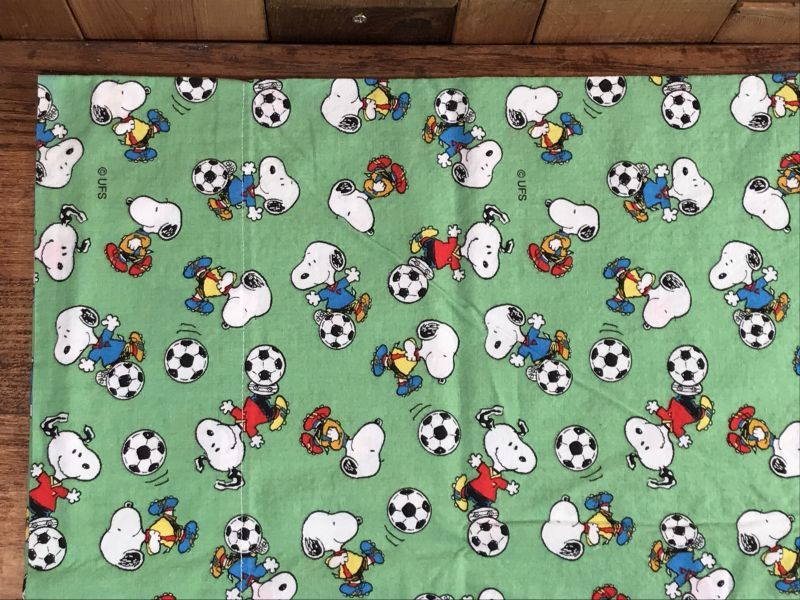 Peanuts Snoopy “Football” Pillow Case　スヌーピー　ビンテージ　ピローケース　枕カバー　90年代〜