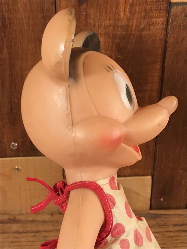 The Sun Rubber Minnie Mouse Squeeze Doll ミニーマウス