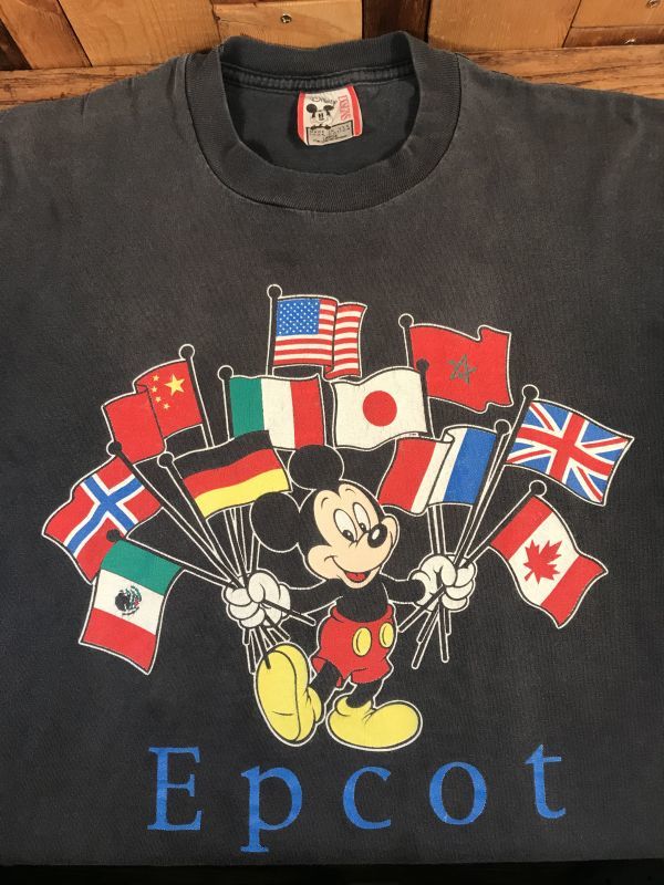 Disney Mickey Mouse “World Epcot” T-Shirt ミッキーマウス 